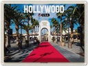 Blechschild 30x40 cm Hollywood USA Universal Studios Bildmotiv Reisemotiv Abenteuer Reisen