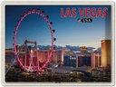 Blechschild 30x40 cm Las Vegas USA The Linq Riesenrad Bildmotiv Reisemotiv Abenteuer Reisen
