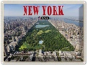 Blechschild 30x40 cm New York USA Central Park Bildmotiv Reisemotiv Abenteuer Reisen