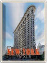 Blechschild 40x30 cm New York USA Flatiron Building Bildmotiv Reisemotiv Abenteuer Reisen