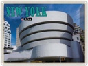 Blechschild 30x40 cm New York Reisen USA Solomon R. Guggenheim Museum Bildmotiv Reisemotiv Abenteuer