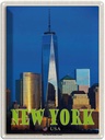 Blechschild 40x30 cm New York Reisen USA One World Trade Center Bildmotiv Reisemotiv Abenteuer