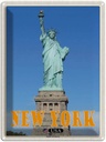 Blechschild 40x30 cm New York Statue of Liberty Freiheitsstatue Bildmotiv Reisemotiv Abenteuer Reisen