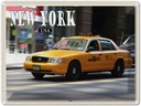 Blechschild 30x40 cm New York USA Taxi Straßen Bildmotiv Reisemotiv Abenteuer Reisen