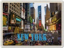 Blechschild 30x40 cm New York USA Times Square Zentrum Bildmotiv Reisemotiv Abenteuer Reisen