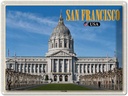 Blechschild 30x40 cm San Francisco USA City Hall Rathaus Bildmotiv Reisemotiv Abenteuer Reisen
