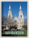 Blechschild 40x30 cm San Francisco Reisen Saints Peter and Paul Church Bildmotiv Reisemotiv Abenteuer