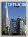 Blechschild 40x30 cm San Francisco USA Transamerica Pyramid Bildmotiv Reisemotiv Abenteuer Reisen
