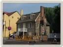 Blechschild 30x40 cm Washington DC Reisen USA Old Stone House Museum Bildmotiv Reisemotiv Abenteuer
