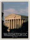 Blechschild 40x30 cm Washington DC USA US Supreme Court Bildmotiv Reisemotiv Abenteuer Reisen