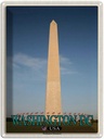 Blechschild 40x30 cm Washington DC USA Monument Bildmotiv Reisemotiv Abenteuer Reisen