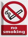 Blechschild 40x30 cm No Smoking