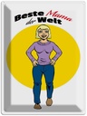 Blechschild 40x30 cm Beste Mama der Welt Spruch Zitat