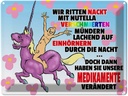 Blechschild 30x40 cm doch dann Medikamente geändert Spruch Zitat