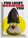Blechschild 40x30 cm You lucky mushroom Spruch Zitat
