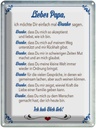 Blechschild 40x30 cm lieber Papa Ich hab dich lieb Liebe
