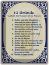 Blechschild 40x30 cm Alkohol Bier besser als Frauen Spruch Zitat