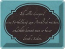 Blechschild 30x40 cm ich Fortbildung zum Arschloch Spruch Zitat