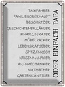 Blechschild 40x30 cm Papa Taxifahrer Beschützer Spruch Zitat