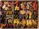 Blechschild 30x40 cm Essen Nudeln Nudelarten Pasta Bildmotiv
