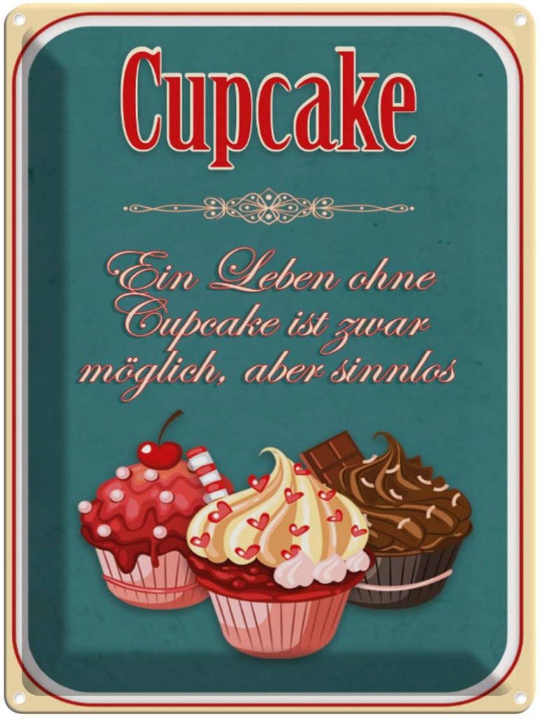 [LA-1791012] Blechschild 40x30 cm Leben ohne ist möglich sinnlos