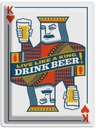 Blechschild 40x30 cm Bier König drink Beer King