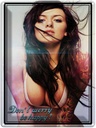 Blechschild 40x30 cm Pinup Girl Frau don´t worry be happy