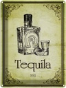 Blechschild 40x30 cm Alkohol 1911 Tequila