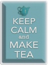 Blechschild 40x30 cm Keep Calm and make tea