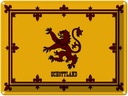Blechschild 30x40 cm Flagge Schottland Königswappen Fahne Wappen