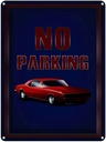 Blechschild 40x30 cm Auto No Parking