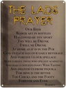 Blechschild 40x30 cm the lads Prayer our Beer which