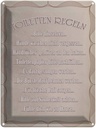Blechschild 40x30 cm Toiletten Regeln bitte hinsetzen Spruch Zitat