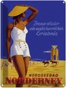 Blechschild 40x30 cm Urlaub Nordseebad Norderney