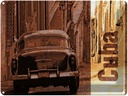 Blechschild 30x40 cm Kuba Auto Oldtimer Retro
