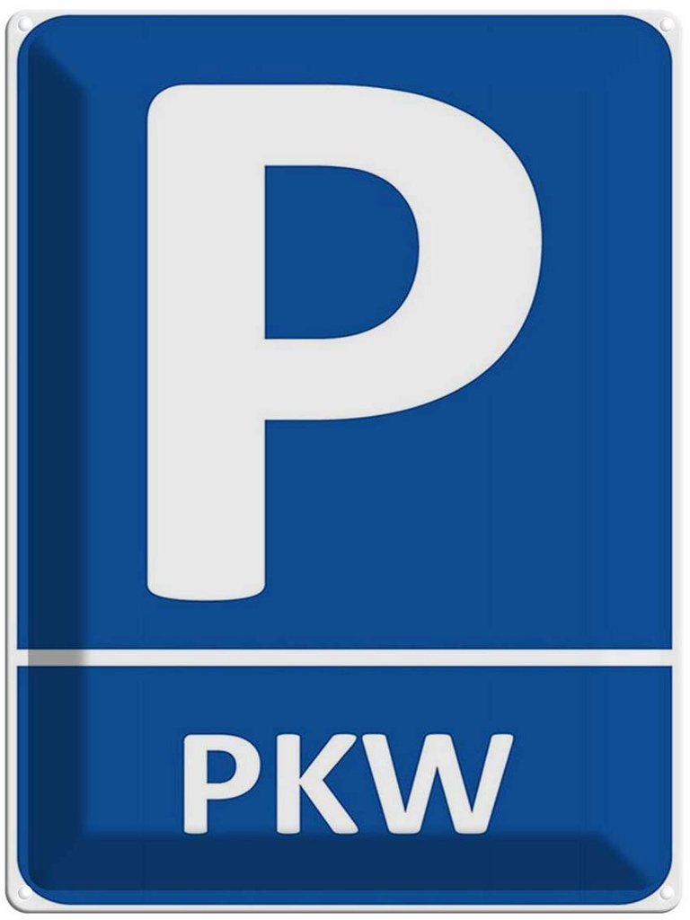 [LA-1791746] Blechschild 40x30 cm Parken PLW Parkplatz Parkplatzschild