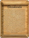Blechschild 40x30 cm Desiderata Gedicht Englisch Spruch Zitat