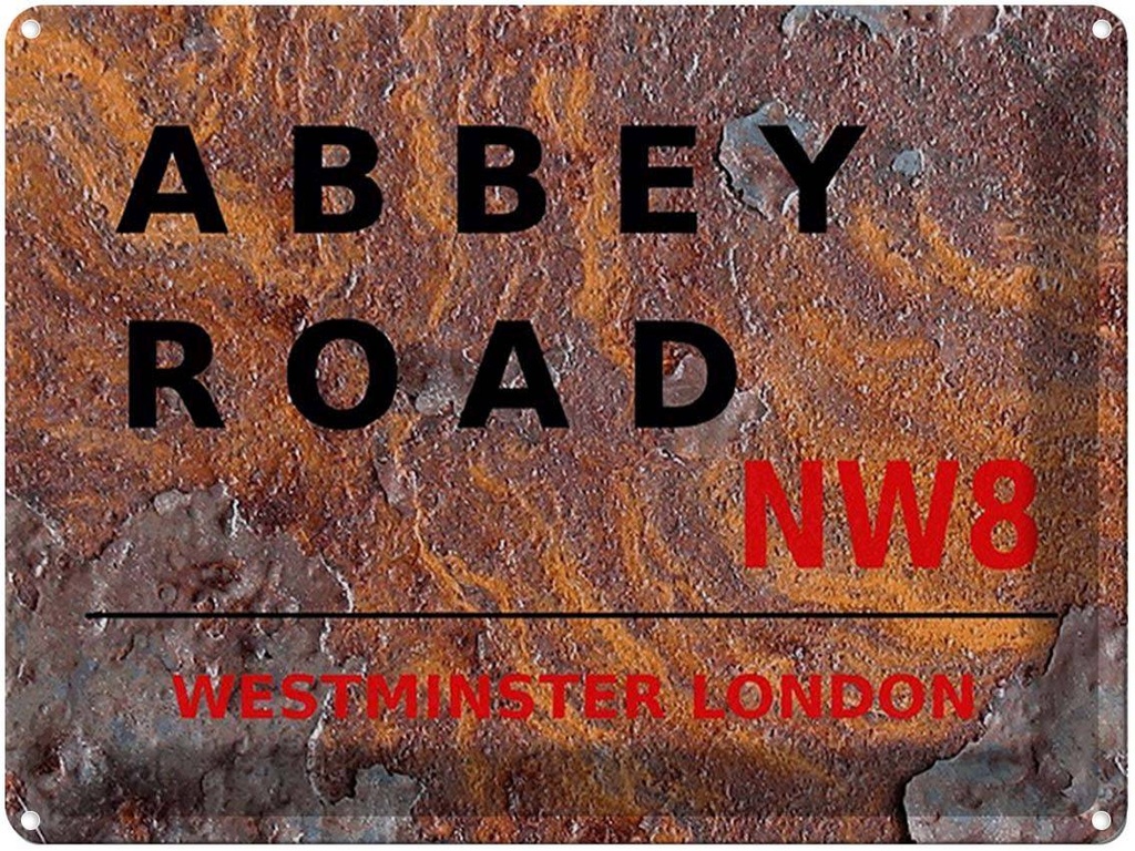 [LA-1791760] Blechschild 30x40 cm London Abbey Road NW8