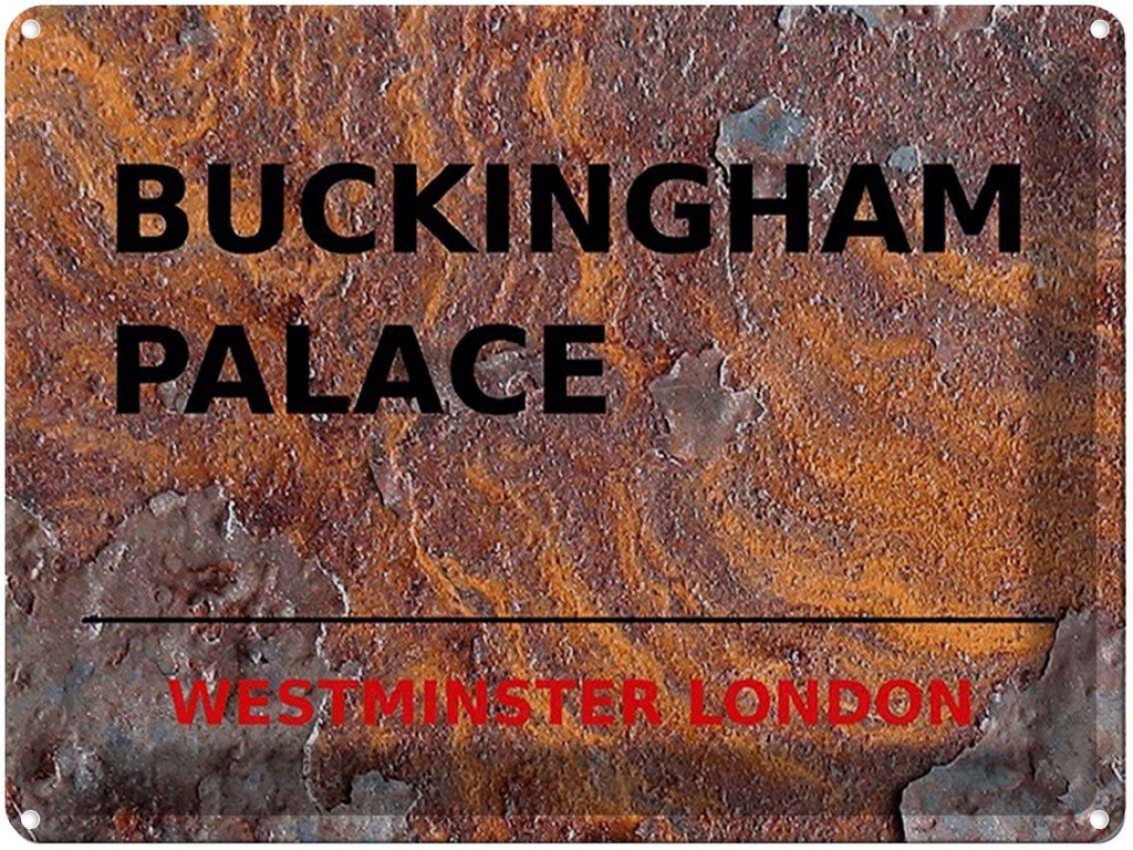 [LA-1791772] Blechschild 30x40 cm London Street Buckingham Palace