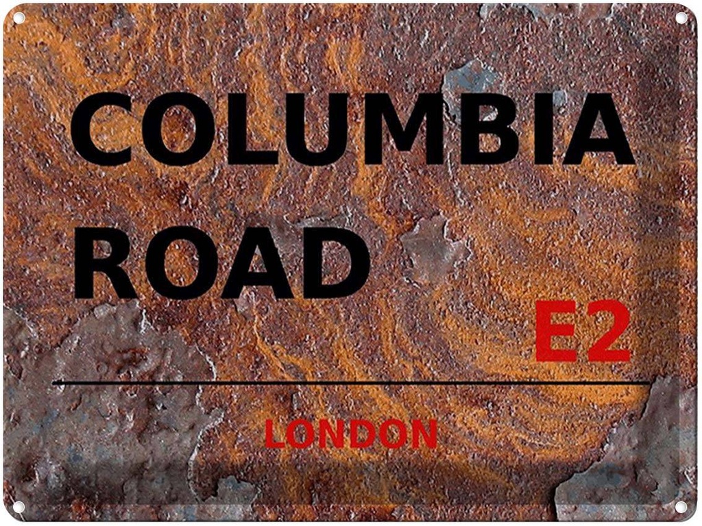 [LA-1791780] Blechschild 30x40 cm London Columbia Road E2