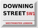Blechschild 30x40 cm London Westminster downing Street SW1