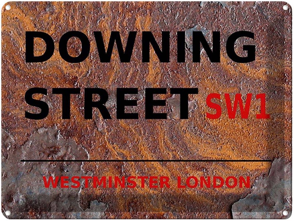 [LA-1791784] Blechschild 30x40 cm London Westminster downing Street SW1