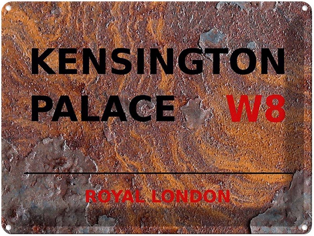 [LA-1791796] Blechschild 30x40 cm London Royal Kensington Palace W8