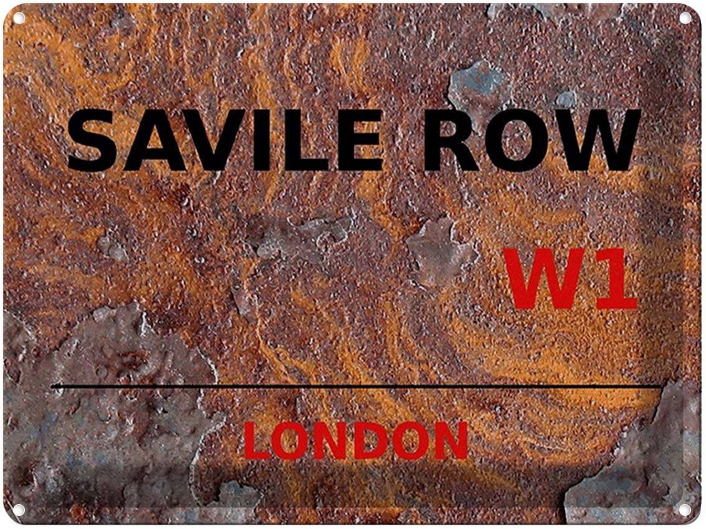 [LA-1791831] Blechschild 30x40 cm London Savile Row W1