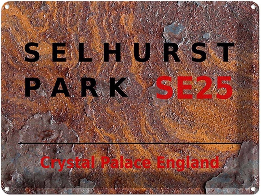 [LA-1791832] Blechschild 30x40 cm London England Selhurst Park SE25