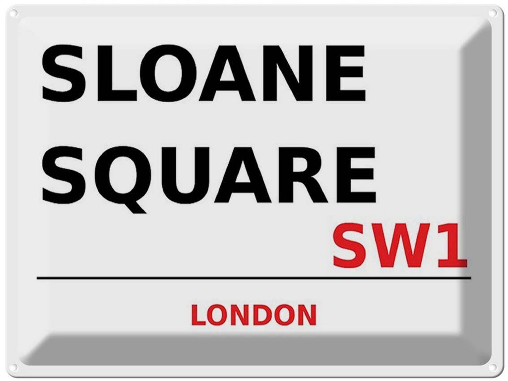 [LA-1791836] Blechschild 30x40 cm London Sloane Square SW1