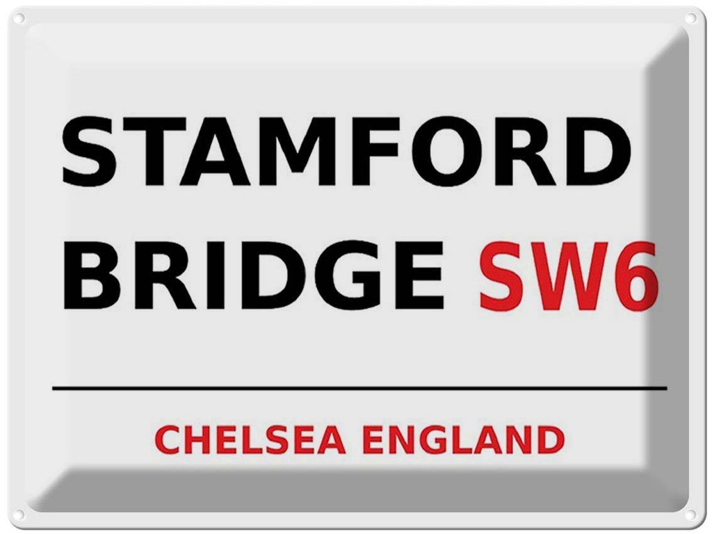 [LA-1791838] Blechschild 30x40 cm London England Stamford Bridge SW6