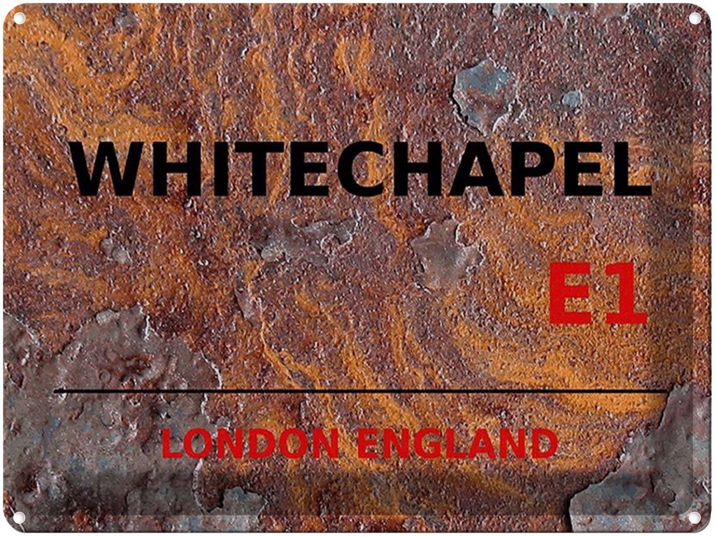 [LA-1791863] Blechschild 30x40 cm London England Whitechapel E1