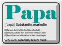 Blechschild 30x40 cm Papa Superheld bester Freund Spruch Zitat