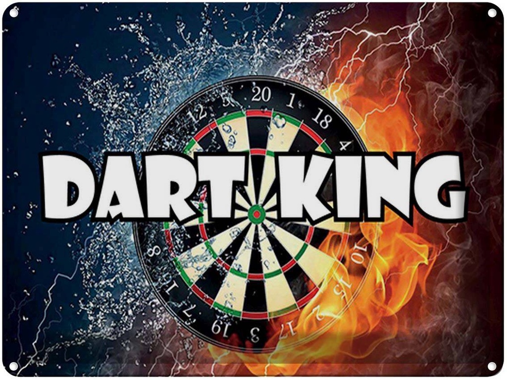 [LA-1791935] Blechschild 30x40 cm Darts Dart King